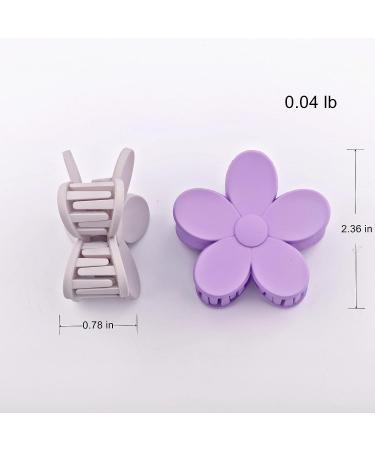 9 PCS Large Flower Hair Clips - Cute Flower Hair Accessories for Women and Girls in Morandi Colors - Buy Online on GoSupps.com