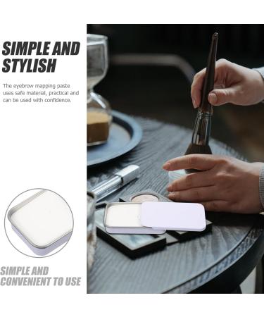STOBAZA P te de Positionnement Sourcils pour Maquillage Femme Cr me de Cartographie Sourcils Sym trique Outil Pratique et Portable pour D finition Pr cise - Buy Online on GoSupps.com