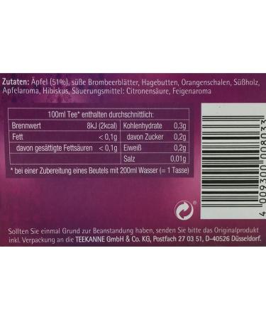 TEEKANNE Apfeltee T rkischer Apfel/6576 Inh. 20x 2 75 g - Buy Online on GoSupps.com