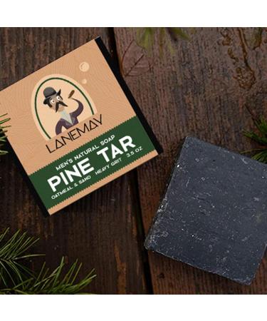 100g All Naturals Soap Bar For Men Men's Pine Tar Soap Body Soap Bar For Men Handmade Brightening Pine Tar Soap For Acarid Bacteriostasis Clean And Degrease With Dense Foam - Buy Online on GoSupps.com