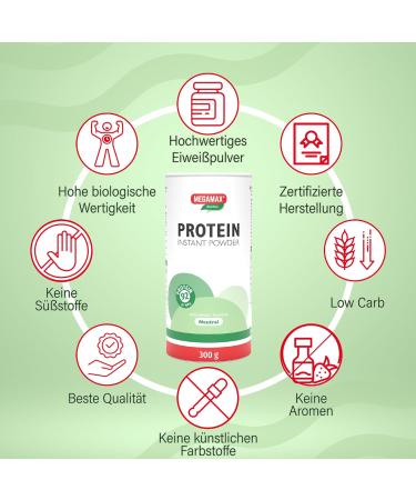 Buy Megamax Instant Protein Powder Isolate - 92% Whey Protein Low Lactose Heat-Resistant - Perfect for Shakes & Baking Ideal for Fitness & Low-Carb Diets - Buy Online on GoSupps.com