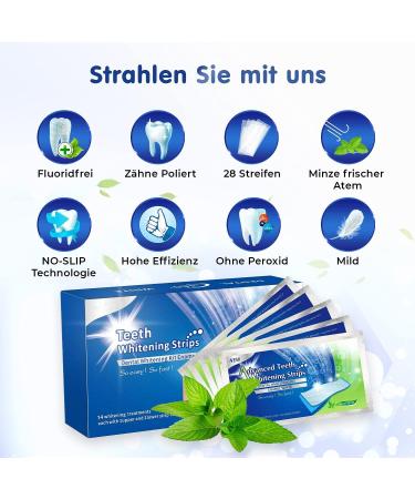 Tooth Whitening Stripes - Professional Bleaching Kit - 56 Pieces for Whiter Teeth | Effective Dental Whitening Strips - Buy Online on GoSupps.com