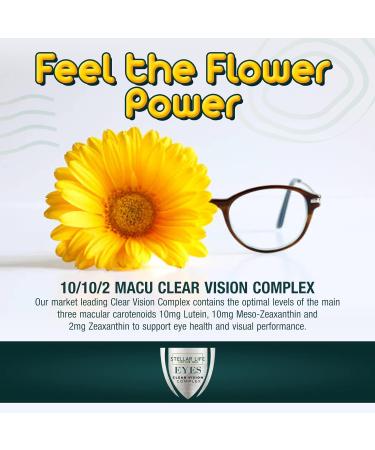 Clear Vision Complex 12 - Lutein 10mg | Meso-Zeaxanthin 10mg | Zeaxanthin 2mg | Blueberry & Goji Berry | Eye Care Supplement - Buy Online on GoSupps.com