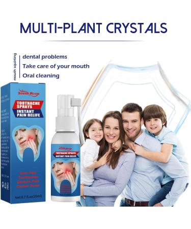 2pcs Oral Care Spray Toothache Relieving Spray Instant Teeth Treatment Relief Toothache Sprays Toothache Pain Relief for Adult Freshen Breath and Improve Oral Health Gum Disease Treatment Mouth Spray - Buy Online on GoSupps.com
