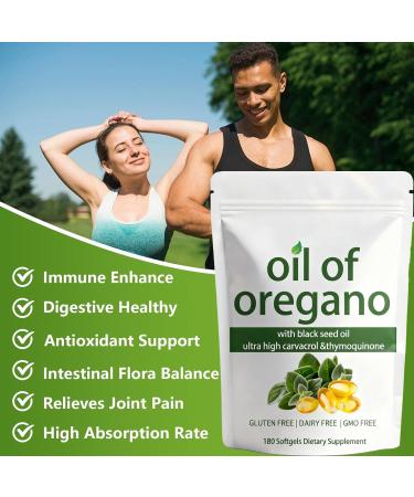 SAPURAIS Fortifyx Oil of Oregano with Black Seed Oil Retains High Concentrations of Carvacrol & Thymoquinone 2-in-1 Formulation Non-GMO 180 Softgels - Buy Online on GoSupps.com