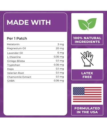 MONIER Sleep Patches for Adults Extra Strength | Easy-to-Apply Sleep Patch with Melatonin & Valerian | Relax & Wake Up Refreshed | Long-Lasting Night Comfort for Men & Women | 60 Patches - Buy Online on GoSupps.com