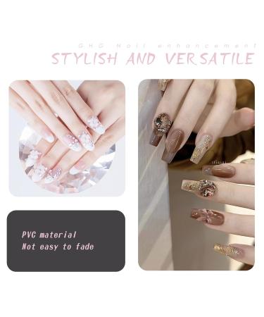 Runzister Colorful Loop Node Plug Stone Set - 3D Nail Trailer DIY Decoration & Jewelry Stones for Creative Nail Design - Buy Online on GoSupps.com