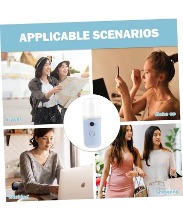 Healeved 4pcs Small Pill Hydrating Instrument Facial Mister Face Humidifier Skin Moistener Spray Humidifier Face Steamer Face Mist Steamer Face Mist Sprayer Beauty Sprayer - Buy Online on GoSupps.com
