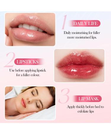 Hansber Enriched Lip Balm 10g for Women Hydrating Moisturizer with Sheer Tint Color Non Sticky Feel Vitamin One Size One Size Vitamin - Buy Online on GoSupps.com