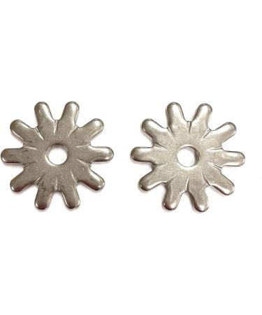 Stainless Steel Spur Rowels - Thin Square 10pt | AJ Tack Wholesale - Buy Online on GoSupps.com