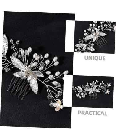 MERRYHAPY Handmade Crystal Tiara Rhinestone Hair Comb Bridesmaid Hair Accessories Bridal Headdress Wedding Hair Comb Prom Hair Accessories Bride Hairpiece Wedding Hair Accessories - Buy Online on GoSupps.com