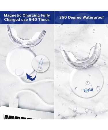 Luelli Professional Teeth Whitening Kit - Enamel Safe, 32 LED Lights, Wireless, 3 Gel Pens - for Sensitive Teeth | Home & Travel - Buy Online on GoSupps.com