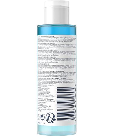 RoC Double Action Eye Make-Up Remover 125ml - Gentle Waterproof Makeup Removal for Sensitive Skin - Buy Online on GoSupps.com