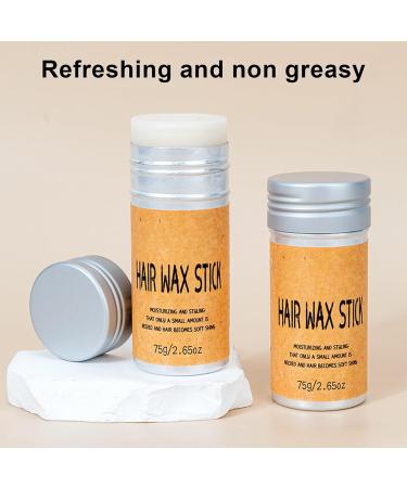 2.6 Oz Hair Wax Stick Hair Styling Wax Stick for Frizz Strong Hold Improve Frizzy Moisturizing Hair Soft Shiny Hair Styling Wax - Buy Online on GoSupps.com