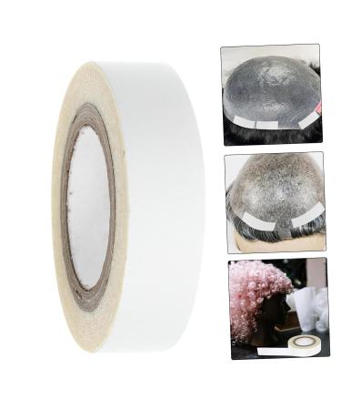 MERRYHAPY 1 Roll Wig Film Hair Glue for Lace Wigs Lace Front Wig Tape Wig Lace Glue Wig Adhesive Wig Hairpiece Tapes Bold Hold Wig Tape for Lace Wigs Lace Wig Tape Strips Tissue White 4.70X4.70X1.30CM White - Buy Online on GoSupps.com