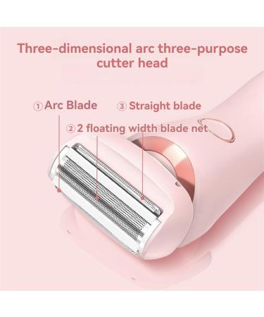 Duskofficial Razor Dusk Official The Glide Pro 3.0 Electric Razors for Women Portable Smooth Electric Shaver for Women 2 in 1 Waterproof Electric Shaver Razors Wet & Dry (Pink) - Buy Online on GoSupps.com