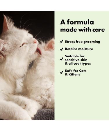 Catly Fur Care - Dry Shampoo For Cats - Ideal Pet Shampoo For Cats: Cat Shampoo And Conditioner & Kitten Shampoo Effective Cat Dry Shampoo Spray & Cat Detangler Spray with Aloe Vera & Oat 250ml - Buy Online on GoSupps.com
