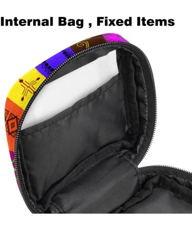 Portable Storage Bags for Women's Bandages & Menstrual Pads | Retro Multi-Colored Holder for School & Office - Buy Online on GoSupps.com
