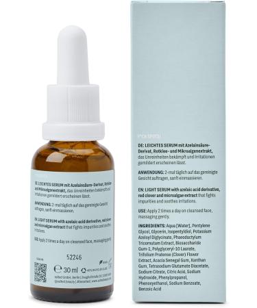 salted Soothing antiblemish serum facial serum for pimples and acne pimple remover with azelaic acid reduces blemishes skin care for women and men vegan - Buy Online on GoSupps.com