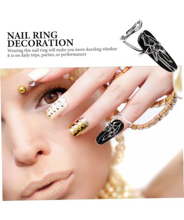FOMIYES Spider Nail Ring Accessories Dark Alloy 3.2X1.3X1.2CM Extended Spider - Buy Online on GoSupps.com