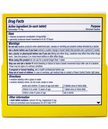 Haleon Perdiem Overnight Relief Sennosides 15 mg Stimulant Laxative Natural Vegetable Ingredient 60 Tablets (Pack of 5) - Buy Online on GoSupps.com