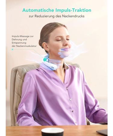 SKG Neck Massage Device with Heat & Red Light - 4D Deep Tissue Pain Relief Massager Portable K5-3 Pro - Buy Online on GoSupps.com