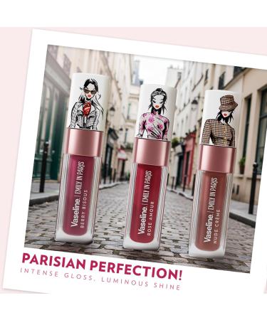  Vaseline Vaseline x Emily in Paris Lip Oil Rose Amour tinted lip gloss for fuller lips (Rose Amour - 1 x 4g) - Buy Online on GoSupps.com