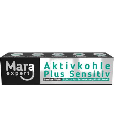 MARA EXPERT Activated Charcoal and Sensitive Medical Toothpaste Natural White Teeth Charcoal Activated Charcoal Tooth Whitener for Sensitive Teeth - Buy Online on GoSupps.com
