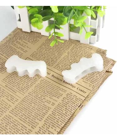 Silicone Toe Separators - 2 Pairs Gel Spacers for Bunion Corrector & Toe Straightener | Reduce Foot Pain & Improve Toe Alignment - Men & Women - Buy Online on GoSupps.com