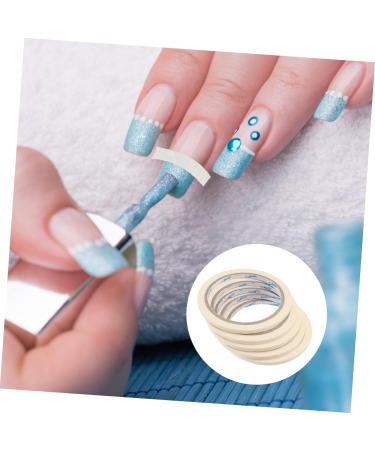 SOESFOUFU 5pcs Professional Masking Tape Line Nail Fingernail Art Tape Nail Line Tape Nail Striping Tape Nail Tool Nail Tape Nail Tips Tape Nail Glue Tape Decorate Pattern - Buy Online on GoSupps.com
