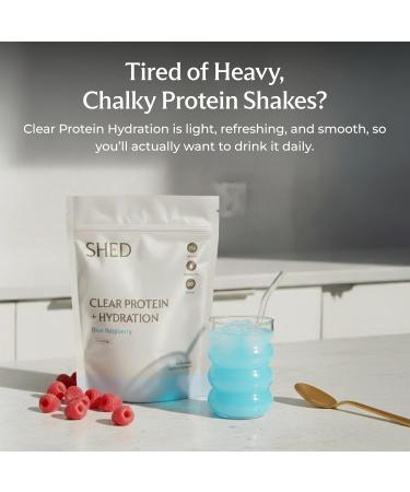Clear Protein Powder with Electrolytes by Shed 15g Whey Protein Isolate Low Calorie and Lactose Free Light and Clean Hydration Drink Bloat-Free Post Workout Supplement Variety Pack (15 Servings) Variety Pack 0.7 Ounce  - Buy Online on GoSupps.com