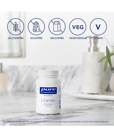 Buy Pure Encapsulations L-Carnitine - High Quality Vegan Capsules - 120 Count | International Shipping Available - Buy Online on GoSupps.com