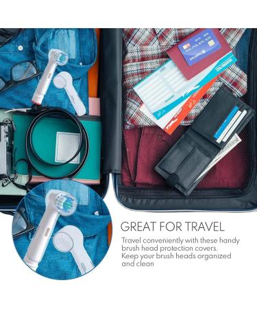 Buy TSLRSA 8 PCs Electric Toothbrush Head Covers Clear Toothbrush Protection for Optimal Hygiene | International Shipping Available - Buy Online on GoSupps.com