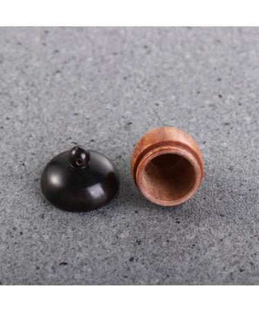 Buy Leadigol 5PCS Solid Wood Medicine Pill Box - Mini Sandalwood Pill Case for Tablets Storage | Sealed Can & Rescue Wooden Pill Box - International Shipping Available - Buy Online on GoSupps.com
