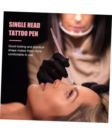 DRESSOOS Embroidered Manual Pen 2pcs Embroidery Pen Eyebrow Pen Eyebrow Pencil Embroidered Tattoos Pen Cosmetics Fogging 1 count (Pack of 1) Black - Buy Online on GoSupps.com