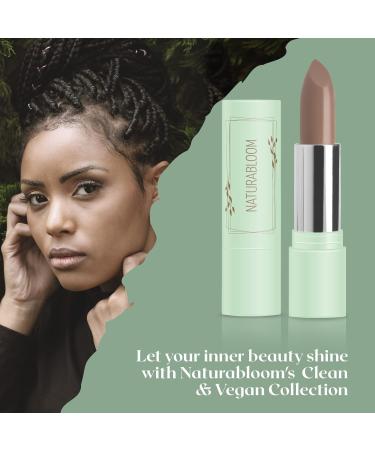 Vegan Lipstick Hazel - Long Lasting Hydrating Color with Natural Oils & Butters | Premium Shea Butter & Coconut Extract Full-Coverage Lipstick - Buy Online on GoSupps.com