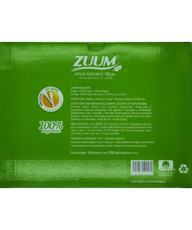 Buy 1125 Biodegradable 100% Cotton Swabs | Eco-Friendly & International Shipping Available - Buy Online on GoSupps.com