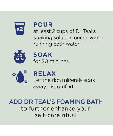 Dr Teal s Salt Soak with Pure Epsom Salt Relax & Relief with Eucalyptus & Spearmint 3 lbs (Packaging May Vary) - Buy Online on GoSupps.com