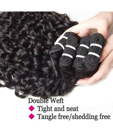 Yavida Water Wave Brazilian Human Hair Bundles 9A Remy Unprocessed Weave - 10 12 14 Inch 3 Bundle Pack - Buy Online on GoSupps.com