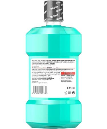 Buy Listerine Antibacterial Mouthwash Cool Mint - 1 Litre | International Shipping Available - Buy Online on GoSupps.com