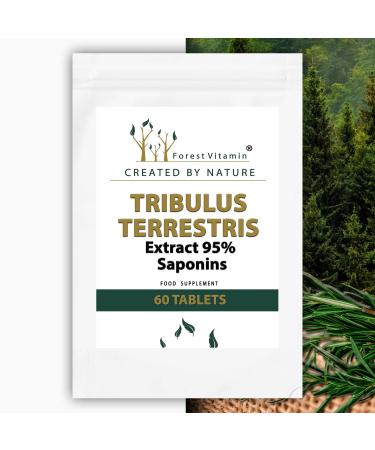 TRIBULUS - Forest Vitamin - Tribulus Terrestris Extract 95% Soponins 400mg - 60 Tablets - Health & Beauty