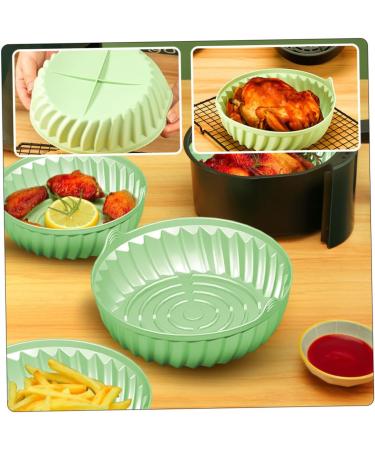 Alipis Round Pan Baking Pans Roasting Pan Airfryer Rubber Liners Silicone Pot Liner Accessories Washable - Buy Online on GoSupps.com