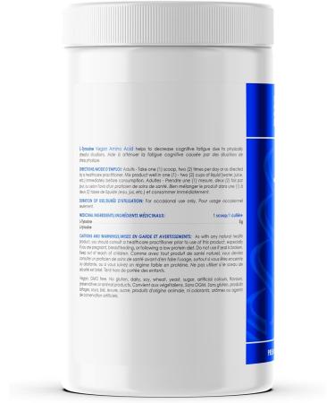 CanPrev - L-Tyrosine Vegan Amino Acid 220g Powder - Improves Cognitive Fatigue - Optimizes Brain Function and Memory - Buy Online on GoSupps.com