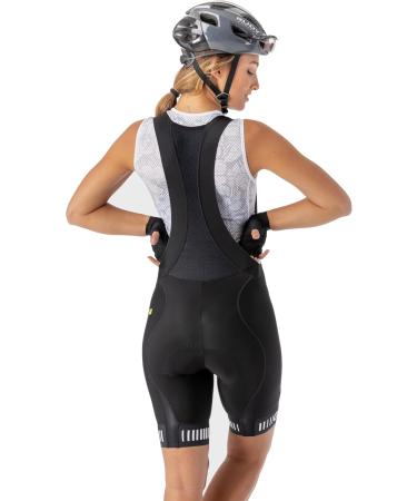 Al Cycling Women's PRR Strada Bib Shorts 3XL - Black/White | Premium Comfort & Performance for International Delivery - Buy Online on GoSupps.com