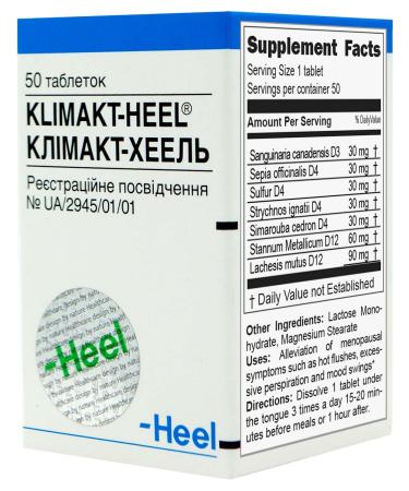 Klimaktheel 50 Tablets