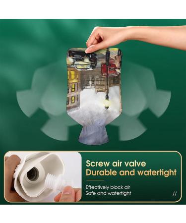 City Street Hot Water Bottle with Plush Cover - Hand Warmer for Adults & Kids | 26.5x15.3cm - International Shipping - Buy Online on GoSupps.com