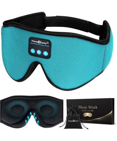 MUSICOZY Bluetooth Sleep Headphones: Wireless Sports Headband with Sleep Mask. IPX6 Waterproof for Side Sleepers. Ideal for Workout, Running, Insomnia, Travel, Yoga, Office. Pack of 2 - Buy Online on GoSupps.com