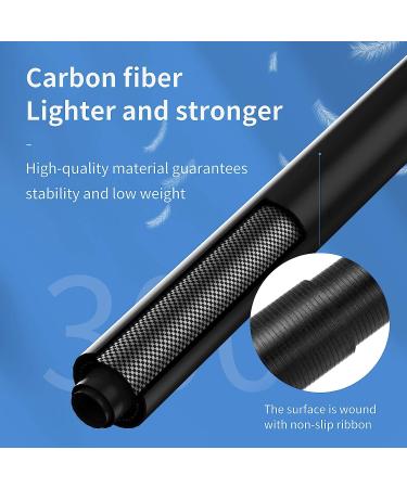 TELESIN 106 Carbon Fiber Selfie Stick Pole for GoPro, Insta360, DJI - 2.7m Extension | Lightweight Monopod for Action Cameras - Buy Online on GoSupps.com