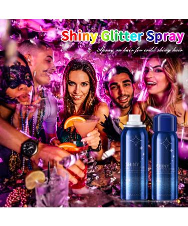Body Glitter Spray Set - Shimmer Highlighter Powder for Hair & Body, Perfect for Prom, Festival, Rave - 2 Pack (60ml) - Buy Online on GoSupps.com