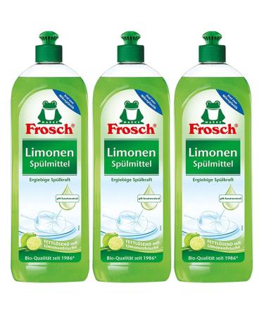 Frosch Lemon Dishwashing Liquid 750 ml (3 x 750 ml) 750 ml (pack of 3)